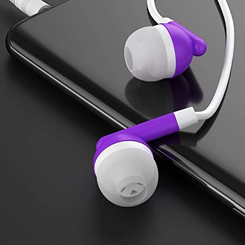 Maeline 100-Pack Bulk Earbuds with 3.5 mm Connector – Multi-Color Stereo Earphones for Schools, Events, and Promotions – Superior Sound Quality and Comfort for Everyday Use