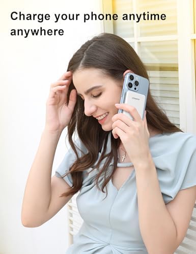 Compact 6000 m Ah Portable Power Bank with Built-in Cable – Lightweight Fast Charging External Battery for i Phone and Android – Ultimate Travel Companion for On-the-Go Charging Efficiency