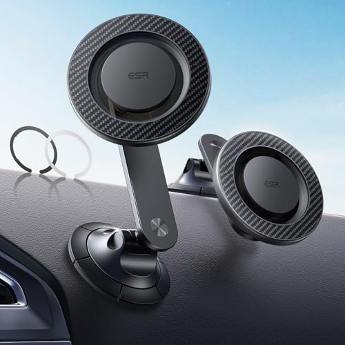 Upgrade Your Driving Experience: ESR Magnetic Dashboard Mount for Mag Safe i Phone 16/15/14/13/12 & S25 – 360° Rotatable Holder with Strong Magnets & Enhanced Stability Rings for Secure Hands-Free Navigation Upgrade Your Driving Experience: ESR Magnetic Dashboard Mount for Mag Safe i Phone 16/15/14/13/12 & S25 – 360° Rotatable Holder with Strong Magnets & Enhanced Stability Rings for Secure Hands-Free Navigation
