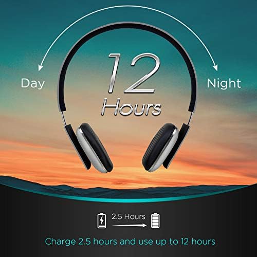 August EP636 Wireless Bluetooth Headphones – Premium On-Ear Design with NFC Technology for Instant Pairing – High-Fidelity Audio Performance for Audiophiles and Professionals – Long-Lasting 10-Hour Battery for Uninterrupted Listening – Built-In Microphone for Effortless Hands-Free Communication – Ideal for Commuters, Fitness Enthusiasts, and Daily Use