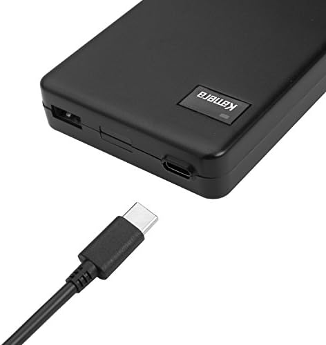 60 W USB Type-C Laptop Charger – Dual Port AC Power Adapter for Mac Book Pro, HP Spectre, Chromebook & More – Fast Charging & Universal Compatibility for All Devices – Compact Design for Travel & Home Use – Built-in Safety Microchip for Enhanced Protection