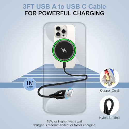 Samsung S25 Ultra Fast Wireless Charging Pad – Optimized QC 3.0 Charger Station for Samsung S25 Edge, S24, S23, S22, S21, S20, Z Fold 6/5, Moto G Stylus 5 G, Edge 2024 & Razr 2024 – Sleek Design & Smart Safety Features for Effortless Power Delivery