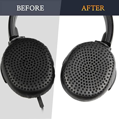 SOULWIT Premium Earpads for Skullcandy Riff/Riff2 – Ultra-Comfort Noise Isolation Cushions with Soft Leather Finish – Effortless Installation & Modern White Design for Enhanced Audio Experience