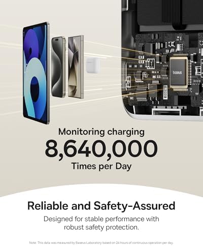 Baseus Magnetic Portable Charger for i Phone – 5,000 m Ah Qi2 Certified Wireless Power Bank with 15 W Mag Safe Compatibility & 20 W USB-C Fast Charging for i Phone 16/15/14/13/12 – Sleek, Lightweight Design for On-the-Go Power Solutions