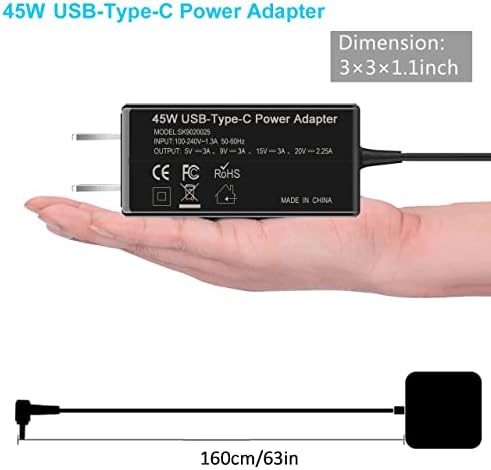 Power Up Your Gaming: 45 W Fast Charger for Nintendo Switch OLED, Lite & Steam Deck – USB-C Adapter with 6 FT Cord for TV Mode, Xbox Controller Compatibility & Enhanced Safety Features! Experience lightning-fast charging with our versatile 45 W charger designed specifically for Nintendo Switch models, Steam Deck, and compatible Type-C devices. Featuring a robust 20 V 2.25 A output, this charger ensures efficient power delivery while safeguarding your devices with built-in over-voltage and over-current protection. The 6-foot power cord offers flexibility for easy setup, making it perfect for gaming marathons or on-the-go charging. Certified by CE, FCC, and Ro HS, our charger promises reliability and peace of mind. Plus, enjoy a 45-day money-back guarantee and a 12-month worry-free exchange for ultimate customer satisfaction. Elevate your gaming experience and keep your devices charged and ready for action!