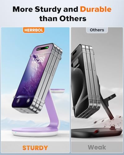 Ultimate 3-in-1 Fast Wireless Charging Station for i Phone 16, 15, 14, 13, 12 – Sleek Design with Enhanced Compatibility for Apple Watch and Air Pods Elevate your charging experience with this state-of-the-art 3-in-1 wireless charger, expertly designed to provide fast, efficient power for your i Phone models 16, 15, 14, 13, and 12. This innovative charging station not only supports your i Phone but also seamlessly accommodates your Apple Watch and Air Pods, ensuring all your essential devices are charged simultaneously without the clutter of cords. The sleek, modern design enhances your workspace while the smart charging technology prevents overheating, delivering optimal power for your devices. An anti-slip surface guarantees your gadgets remain securely in place, while an LED indicator keeps you informed of charging status at a glance. Built with durability in mind, this charging station is perfect for tech-savvy individuals looking to streamline their daily routine. Experience the perfect blend of functionality and style, and keep your devices organized and ready for action with this must-have accessory.