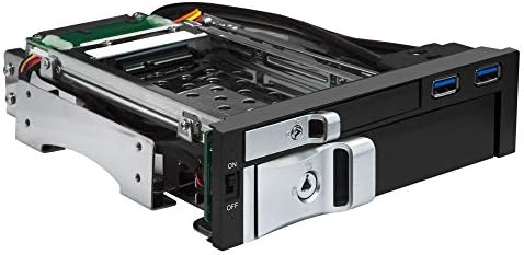 Kingwin Universal Hot Swap Mobile Rack for 2.5” & 3.5” SSD/HDD – Effortless Internal Tray-Less SATA Hard Drive Backplane Enclosure with 6 Gbps Support for SATA I/II/III & SAS I/II – Ultimate Flexibility and Enhanced Data Transfer Speed for Efficient Storage Management