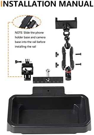 Revolutionize Your Ford Bronco Experience with the 360° Adjustable Dash Phone Mount Holder – Precision-Engineered Aluminum Smartphone Bracket for 2021-2025 Models, Perfect for 2-Door and 4-Door Interiors, Effortless Installation, Stylish Black Design for Maximum Durability and Functionality