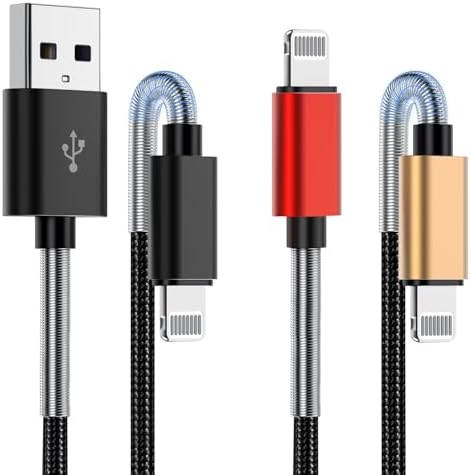 10-Foot Apple MFi Certified USB C to Lightning Charging Cable – Dual Pack High-Speed i Phone Charger for 14/13/12 Series and i Pad – Durable Long Charging Cord for Ultimate Convenience and Flexibility