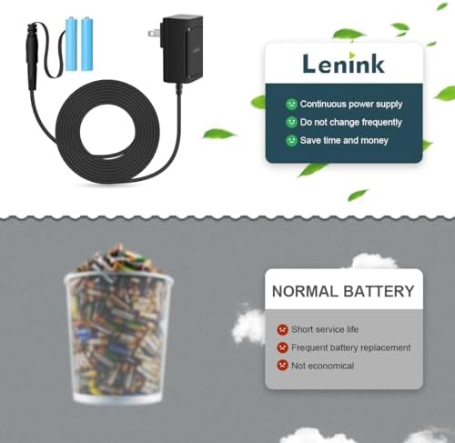 Lenink Advanced AC Power Supply Adapter for AAA Battery Substitution – Reliable, Eco-Friendly Power Solution with Safety Features and Broad Device Compatibility for Enhanced User Experience