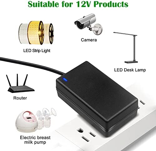Universal 12 V 3 A Power Supply Adapter Set – Dual 36 W AC to DC Transformers for LED Strip Lights, CCTV, and Routers – Reliable Performance & Global Compatibility (2-Pack)