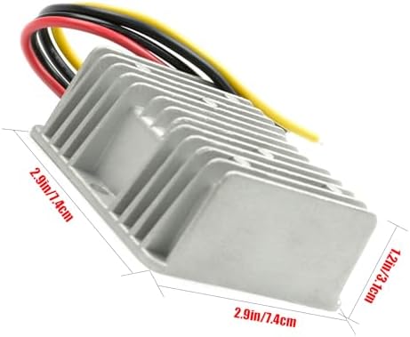 High-Efficiency DC/DC Voltage Booster – Transform 12 V to 48 V for Automotive and Marine Use, 5 A 240 W Power Supply Module, Compact Voltage Regulator with Overcurrent Protection for Enhanced Electrical Systems in Cars, Boats, and Trucks
