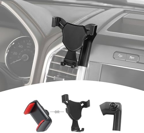 Revolutionize Your Ford F150 Driving Experience with the Ultimate 360° Dashboard Phone Mount – Tailored for 2015-2020 Models, Sleek Black Design, Effortless Installation & Enhanced Smartphone Accessibility for Safer Navigation and Hands-Free Calls