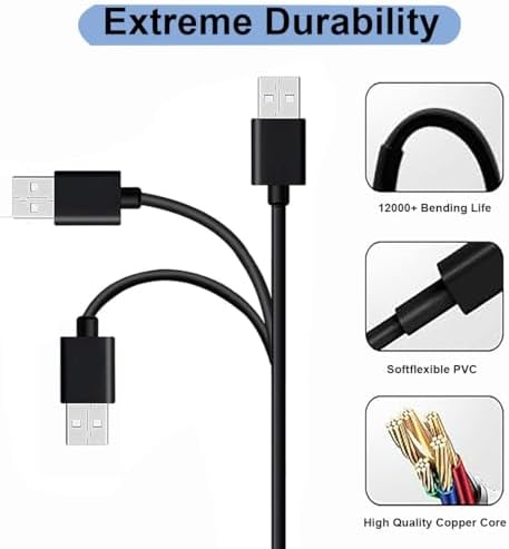 Samsung Galaxy Watch Magnetic Fast Charging Cable – 3.3 FT Wireless Charger for Models 7, 6, Ultra, 5 Pro, 4 Classic, 3 & Active – Premium Portability & Enhanced Compatibility for Smartwatch Users