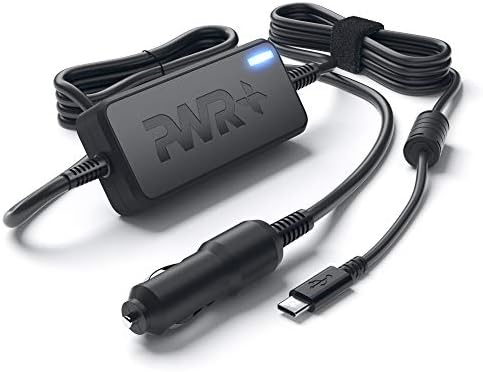 Power Up Your Dell Devices with the PWR+ USB-C Car Charger – Ultra-Fast 90 W, 65 W, 45 W, 30 W Adapter for Latitude, XPS, Chromebook, and More – 10 ft Long Cord for Ultimate Convenience – UL Certified Safety and Enhanced Compatibility for Reliable Charging On-the-Go