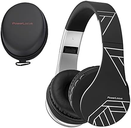 Experience the Ultimate in Comfort and Sound with Power Locus Stylish Purple & White Wireless Over-Ear Headphones – Hi-Fi Stereo Quality, Foldable Design for Travel, 12-Hour Battery Life, and Built-In Microphone for Hands-Free Calls – Perfectly Compatible with i Phone, Samsung, and LG Devices
