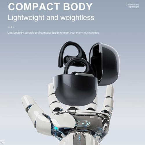 Next-Gen Bluetooth 5.3 Bone Conduction Headphones – Open Ear Waterproof Wireless Earbuds for Unmatched Comfort, Superior Sound Clarity, and Safe Listening Experience for Active Lifestyles