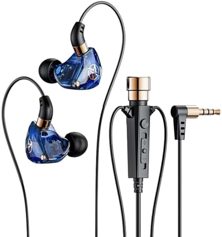 FEDAI KT-02 Wired Headphones – Premium Noise Cancelling Earphones with 3-Meter Cable for Optimal Comfort and HD Audio Experience – Perfect for Live Singing, Recording, and Streaming in Bold Red – Tailored for Creators and Audiophiles Seeking Exceptional Sound Clarity and Ergonomic Design