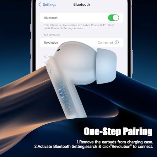 Premium Hybrid Active Noise Cancelling Wireless Earbuds with 6-Mic ENC Technology for Crystal-Clear Calls, 30-Hour Extended Battery Life, and Deep Bass – Stylish White Finish with Lightning-Fast Bluetooth 5.4 for Unmatched Comfort and Superior Sound Experience