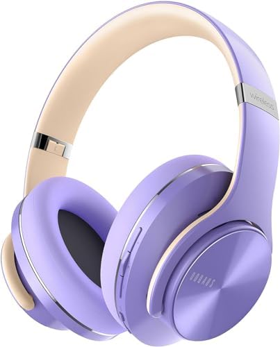Transform Your Listening Journey with DOQAUS Over-Ear Bluetooth Headphones: 90-Hour Playtime, Tailored EQ Settings, and Superior Noise Cancellation for Unmatched Comfort and Audio Clarity in Music and Calls