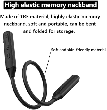 Revolutionary Bluetooth V5.2 Neckband Headphones – 35 Hours of Uninterrupted Sound, IPX7 Waterproof for Ultimate Workout Durability, and Powerful Deep Bass for Superior Audio Experience – Ideal for Daily Commuters and Fitness Enthusiasts with Ergonomic Comfort Design