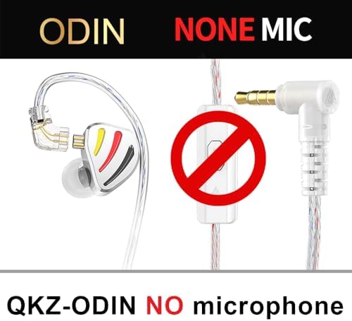 Elevate Your Audio Experience with QKZ-ODIN High-Fidelity Gaming Earbuds – Premium Wired In-Ear Monitors Featuring Enhanced 10 mm Dynamic Driver for Rich Deep Bass and Crystal-Clear Sound | Customizable Detachable Cable for Personalized Use | Perfectly Designed for Gaming, Music Enthusiasts, and Conference Calls – Ultra-Lightweight Ergonomic Build for All-Day Comfort and Enhanced Focus