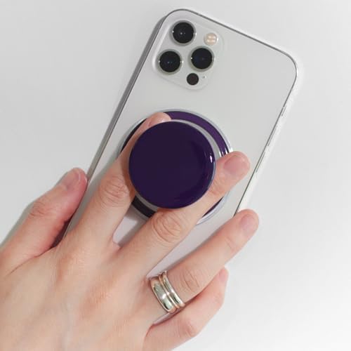 Transform Your Mobile Interaction with the On The Grip Macaron Color Collapsible Phone Grip & Stand – Chic White Round Holder for Optimal Device Control, Universal Compatibility, and Effortless Hands-Free Viewing – Ideal Smartphone Accessory for Secure Handling and Travel-Friendly Design