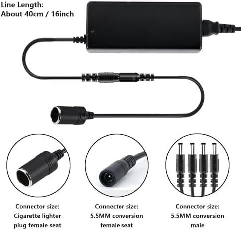High-Performance 12 V 10 A Power Adapter | 120 W AC to DC Converter for LCD Monitors, LED Drivers, and Car Devices | Reliable Power Supply for On-the-Go Use and Enhanced Device Versatility