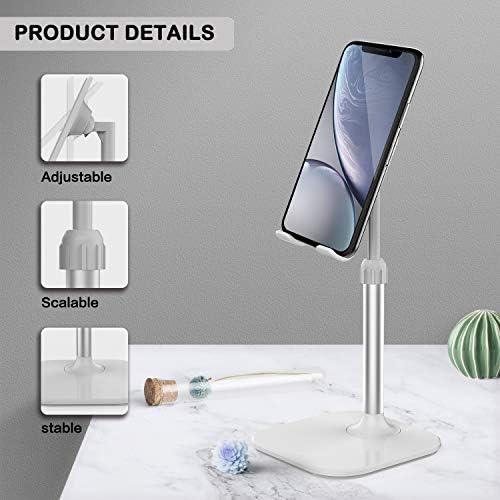 Doboli Cell Phone Stand, Phone Stand for Desk, Phone Holder Stand Compatible with iPhone and All Mobile Phones Tablet, Gifts for Adults Women Men Mom Wife, Pink – Enhanced Compatibility and Speed