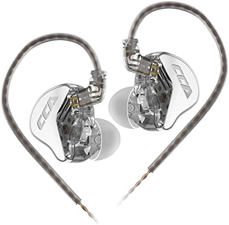 Premium CCA CRA Wired Earbuds – Advanced Dynamic Driver IEM for Unmatched Clarity and Rich Deep Bass – Customizable Detachable 2-Pin Cable – Lightweight Ergonomic In-Ear Headphones with 3.5 mm Compatibility – Ideal for Audiophiles and Everyday Users Seeking Superior Sound Quality