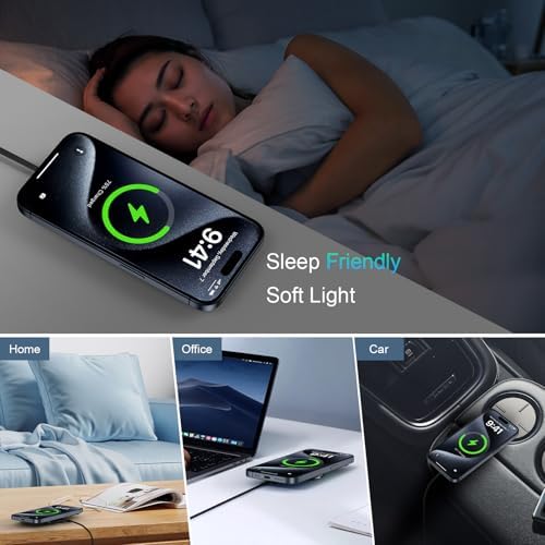 S25 S24 Ultra Magnetic Wireless Charger Pad – Fast 15 W Charging for Samsung Galaxy Z Fold 6, Flip 6/5, S25/S24 Plus, S23/S22/S21/S20/S10 & Google Pixel 9 Pro XL/8 Pro/8 a/7/6 – Compact Dual Pack for Effortless Power Delivery and Enhanced Device Compatibility
