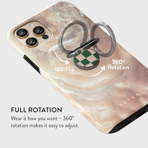 Discover the BURGA 360° Rotating Phone Ring Holder – The Ultimate Stylish Grip and Versatile Kickstand for Smartphones, Compatible with i Phone, Samsung Galaxy, Huawei, and Google Pixel – Enhanced Stability and Effortless Viewing Convenience for Everyday Use.