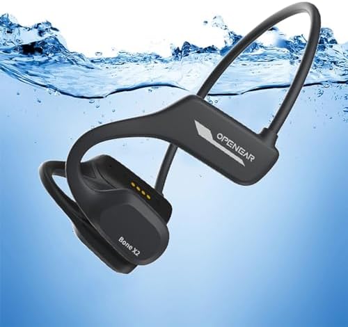 Revolutionary Bone Conduction Bluetooth Headphones – Open-Ear Waterproof Earbuds for Active Lifestyles, Perfect for Running and Swimming with Enhanced Device Compatibility and Superior Comfort