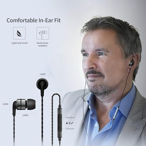 Discover the Sound MAGIC E80 C Wired Earbuds: Superior Hi-Fi Stereo Audio with Advanced Noise Isolation for Ultimate Listening Pleasure – Engineered for Comfort and Clarity, Perfect for Audiophiles and Casual Listeners Alike – Versatile Compatibility with All Devices Ensures Seamless Connectivity for Every Occasion