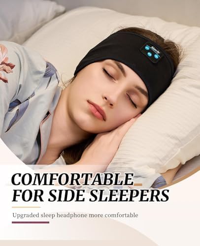 Navly Ultra-Comfort Bluetooth Sleep Headband – Innovative Wireless Headphones with Ultra-Thin Speakers for Effortless Relaxation, Yoga, and Fitness – Ideal Gift for Men & Women Seeking Versatile Comfort and Quality Sound Experience