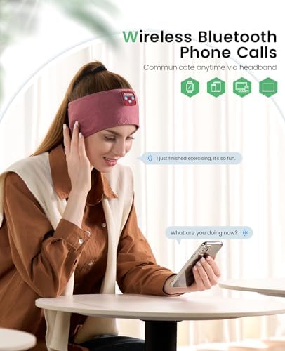 Perytong Wireless Bluetooth Sports Headband Headphones – Ultimate Comfort & Crystal-Clear Sound for Sleep, Yoga & Jogging – Perfect for Insomnia Relief, Meditation, and Easy Device Pairing