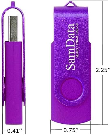 Maximize Your Storage with 128 GB USB Flash Drives 2 Pack – High-Speed Thumb Drives with LED Indicator for Effortless Data Backup and Transfer (Black) Ideal for Windows and Mac Compatibility