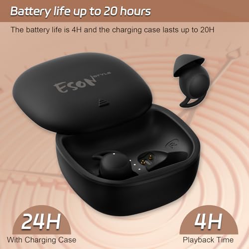 Discover Unmatched Comfort with Bluetooth 5.4 Invisible Sleep Headphones – Perfectly Designed for Side Sleepers, Featuring Advanced Noise Blocking, IPX6 Waterproof Durability, and Lightweight Mini Earbuds Ideal for Sleep, Meditation, and Active Workouts – Elevate Your Relaxation Experience Today!