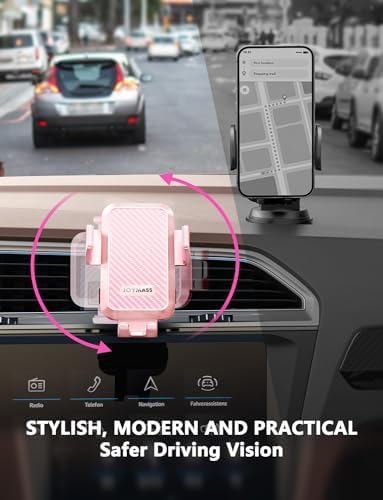 Effortless On-the-Go Power: JOYMASS 15 W Fast Wireless Car Charger with Auto Clamping Mount – Perfect for i Phone 15 through 12 Mini, Samsung Galaxy S23 Ultra, and Note 20 – Secure Vent Holder for Ultimate Convenience and Hands-Free Navigation