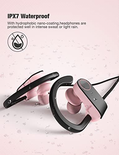 Otium Wireless Bluetooth Earbuds – IPX7 Waterproof Sports Headphones for Gym and Running, HD Stereo Sound with 15-Hour Battery Life, Sweatproof In-Ear Design, Enhanced Compatibility for Active Lifestyles