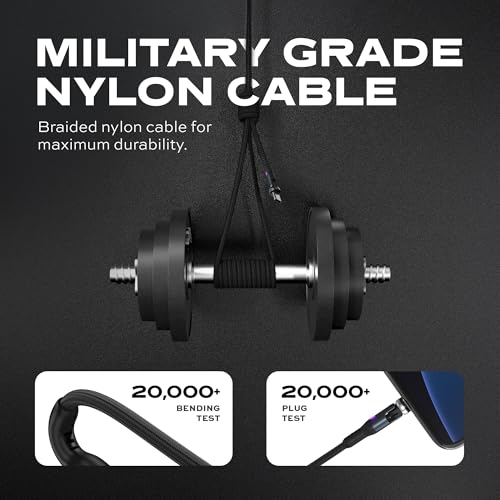 Enhance Your Charging Efficiency with the Statik 360 Magnetic 3-in-1 Cable – Versatile 6 FT Length, Rapid 3 A Power Delivery, Glo Bright Indicator for Effortless Low-Light Connectivity and Universal Device Compatibility