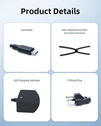 High-Performance 90 W USB-C Power Adapter for Dell Laptops – Reliable Replacement for DA90 PM170 & LA90 PM170 with Enhanced Safety Features and Fast Charging Capability – 30-Day Hassle-Free Return & 12-Month Warranty Included – Ideal for 15 V, 45 W, and 65 W Laptops