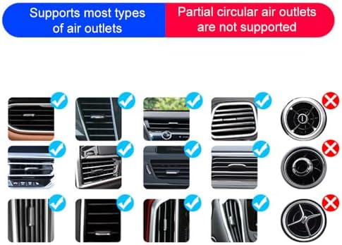 Smart Sensor Wireless Car Charger & Phone Holder – 15 W Fast Charging for i Phone & Samsung – Auto-Clamping Air Vent Mount with Transparent Design – Enhanced Compatibility & Effortless Use