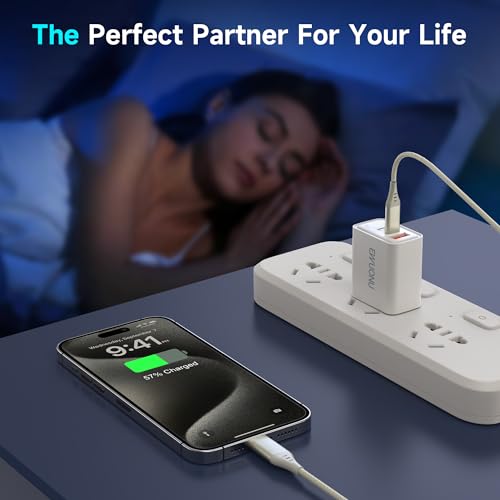Elevate Your Charging Game with the EWUONU 45 W USB-C Wall Charger – Ultra-Fast Power Delivery & Quick Charge 3.0 Adapter Featuring 3 Ports and 3.3 ft Cable for i Phone 15/15 Pro/Pro Max, i Pad Air 6/5/4, Galaxy S24/S23/S22, Google Pixel – Optimal Efficiency for Travel and Home Charging Needs