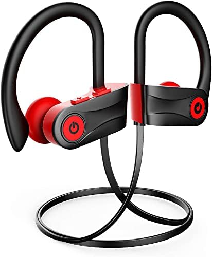 Otium Wireless Bluetooth Earbuds – IPX7 Waterproof Sports Headphones with 15-Hour Playtime for Gym & Running – Superior Sound Isolation & Ergonomic Comfort for Active Lifestyles – Seamless Device Compatibility – Black