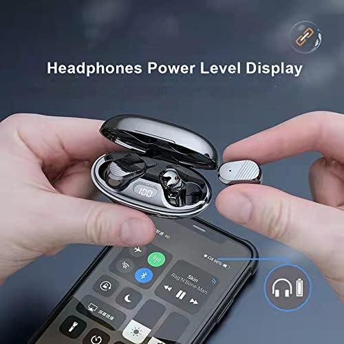 Ultra-Compact Waterproof Bluetooth Earbuds with Touch Control – Lightweight Stereo Headphones for i Phone & Android Users – Perfect for Active Lifestyles and On-the-Go Listening with Charging Case
