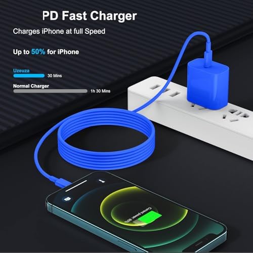 Accelerate Your Apple Watch Charging with the 20 W USB-C Fast Charger – 6 ft Magnetic Cable for Ultra 2 & All Models – MFi Certified for Rapid, Reliable Power Delivery and Exceptional Durability – The Ultimate Travel Companion for Effortless Charging