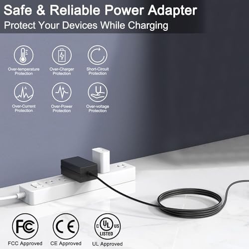 UL Certified 15 V AC/DC Power Adapter – Optimized Fast-Charging Solution for Apowking R100, HP200, L Zero & More – Essential Portable Charger for Solar Generators and Outdoor Emergencies – Lightweight, Durable, and Reliable Power Supply