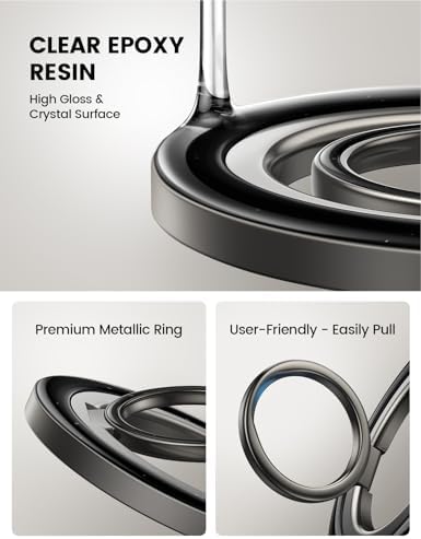 Lamicall Mag Safe Magnetic Phone Ring Grip 2025 Model – Ultra Strong 4.4 lbs Magnet with 360-Degree Rotation | Effortless Pull-Out Design for i Phone 16/15/14 Pro Max | Durable Finger Holder Stand for Enhanced Usability and Style | Perfect Accessory for Multitaskers and On-the-Go Users