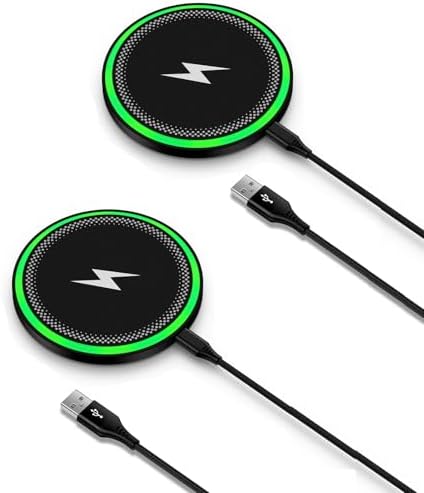 Ultimate Pixel Wireless Charger Duo – Fast Charging Pad for Google Pixel 9 Pro/9 Pro XL/8/7/6 Series & Samsung Galaxy S25/S24/S23/S22 – Sleek Design, Enhanced Compatibility, and Safety Features for Effortless Charging Anywhere